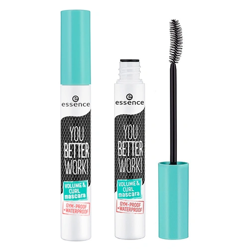 ریمل حجم دهنده و حالت دهنده اسنس You Better Work Volume And Curl Mascara