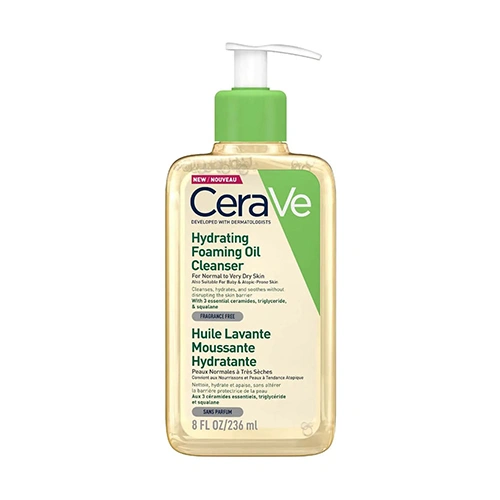 فوم شستشوی روغنی سراوی Hydrating Foaming Oil Cleanser حجم 236ml