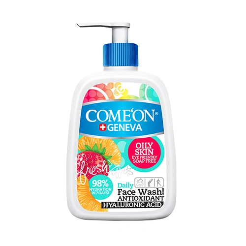 شوینده صورت کامان مخصوص پوست چرب 500ml