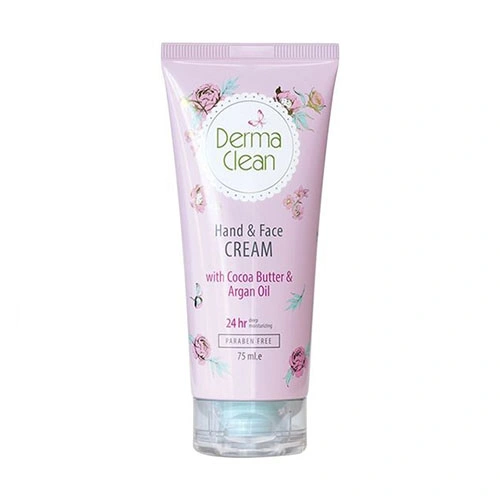 کرم دست و صورت درماکلین Cocoa Butter & Argan Oil حجم 75ml
