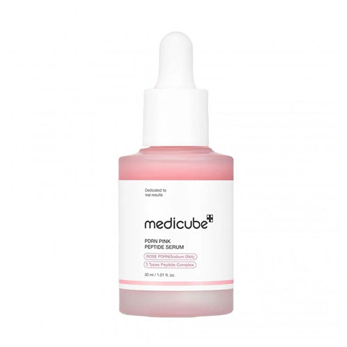 سرم صورتی جوانساز مدی کیوب Peptide حجم 30ml