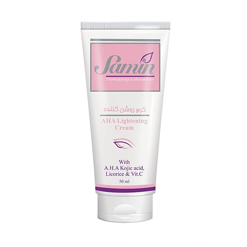 کرم لایه بردار و روشن کننده ثمین Aha %12 حجم 50ml