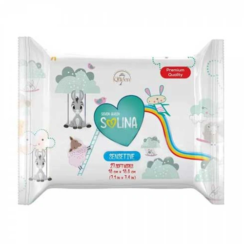 دستمال مرطوب کودک سون کوئین 27 عددی Premium Quality