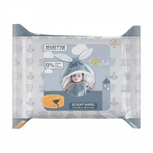 دستمال مرطوب کودک سون کوئین 27 عددی Sensitive