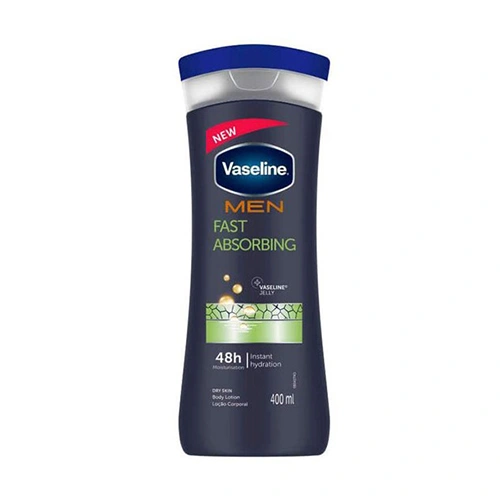 لوسیون بدن مردانه وازلین Fast Absorbing حجم 400ml