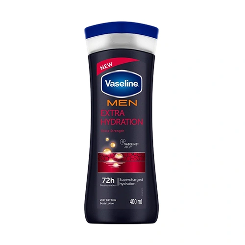 لوسیون بدن مردانه وازلین Extra Hydration حجم 400ml