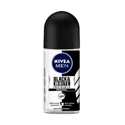 رول ضد تعریق مردانه نیوآ Black&White Invisible Original حجم 50ml
