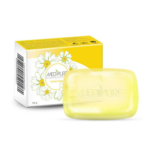 شوینده غیر صابونی مدیپور جامد شفاف روشن کننده حجم 100ml