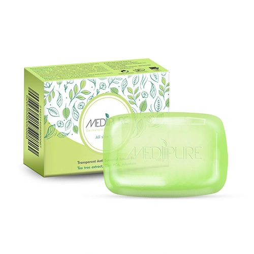شوینده غیرصابونی مدیپور جامد شفاف آنتی باکتریال حجم 100ml