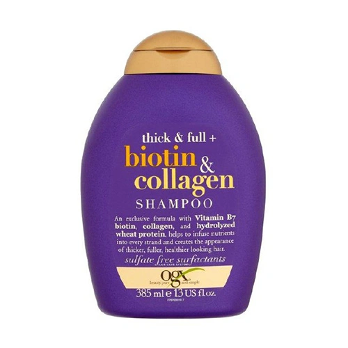 شامپو مو او جی ایکس Biotin & Collagen حجم 385ml