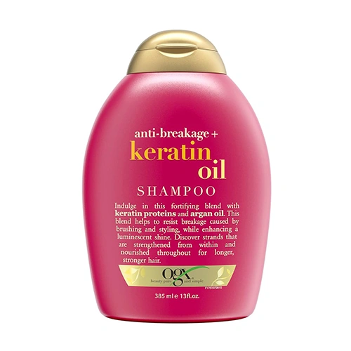 شامپو مو او جی ایکس Keratin Oil حجم 385ml