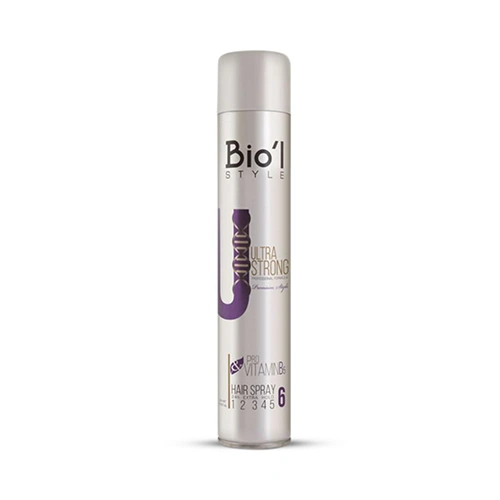 اسپری حالت دهنده مو بیول ultra strong حجم 500ml