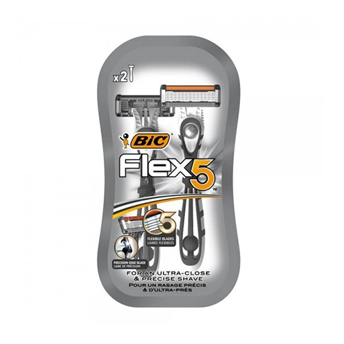 تیغ اصلاح مردانه بیک Flex5 دو عددی