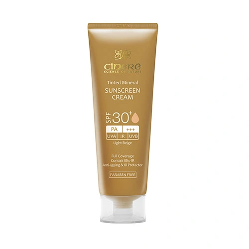 کرم ضد آفتاب رنگی سینره SPF30 مناسب انواع پوست حجم 50ml