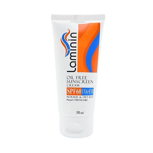 کرم ضد آفتاب لامینین بی رنگ SPF60 حجم 50ml