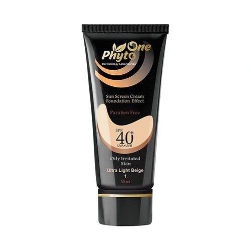 ضد آفتاب کرم پودری فیتو وان Spf40 مخصوص پوست چرب حجم 30ml