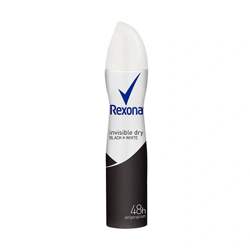 اسپری ضد تعریق زنانه رکسونا Invisible Black + White حجم 200ml