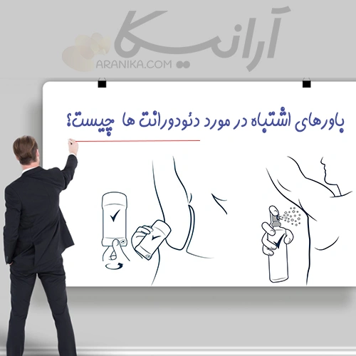 باورهای اشتباه در مورد دئودورانت ها (ضد تعریق) کدامند؟